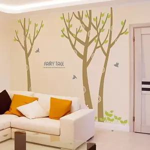 동화속나무 그래픽 포인트 스티커 시트지 벽 장식