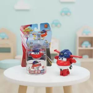 데이비드토이 슈퍼윙스3 미니변신 폴리스팀 호기 비행기 피규어 로봇 출동 역할놀이 (2개)