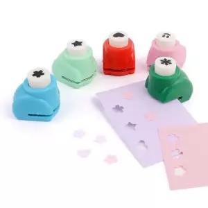 귀여운 미니 푸쉬 펀칭기 휴대용 디자인 팬시 타공기