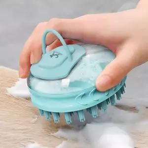 딩동펫 반려동물 목욕 브러쉬 마사지 샴푸 용품 펌핑 MNS