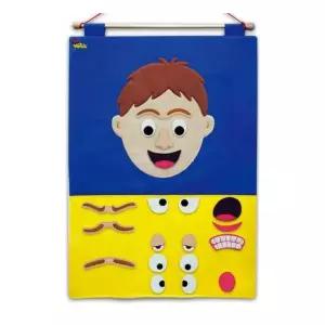 벽걸이차트 미스터변덕 얼굴 표정놀이 언어학습 벽보