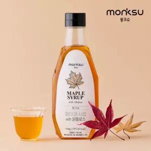 몽크슈 무설탕 저당 알룰로스 메이플시럽 530g