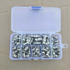 구리스 주입기 니뿔 직선형 윤활유 10mm 90도 표준 니플 흡입판 3 노즐 직 45도