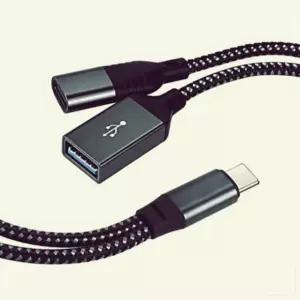 오티지 키보드 케이블 젠더 마우스 OTG C타입 연결 HWFFQ62P