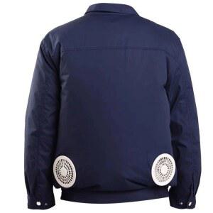 대용량 선풍기조끼 긴팔 단옷 조끼 냉각 블루 선풍기옷 액세서리 2구 카무플라주 쿨조끼 잠바