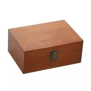 고급 원목 유품 보관함 장례 추억 영정 사진 수납함 귀중품 작은 무패턴 20 x 14x8