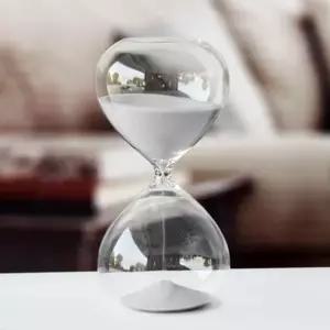타이머 1시간 인테리어효과 유리 모래시계