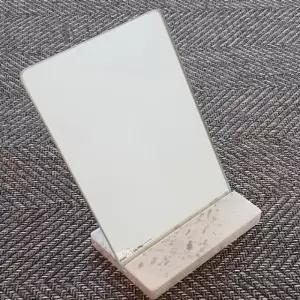 대리석받침 인테리어 겸용 빠띠라인 탁상거울 손거울