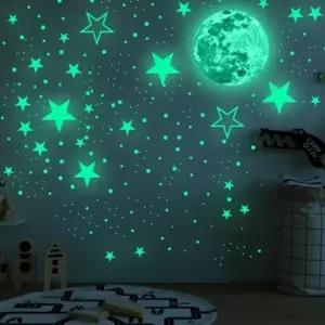 야광 침실 포인트 별 인테리어 달 아이방 우주 스티커