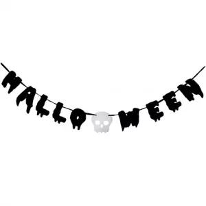 해골 가랜드 해피파티 할로윈 펠트 소품 데코 인테리어