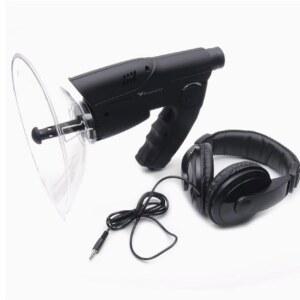 소리 음성 다크그레이 자연 망원경 새 집음기 고성능 물소리 관찰