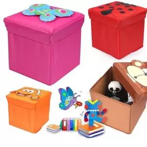 ( )수납형 보관의자 의자 어린이집 캐릭터스툴 정리의자 수납의자 유치원 접이식의자 학원