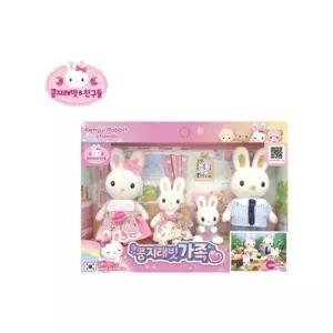 ( )루미나D 미니 인형 콩지래빗 행복한 가족 완구