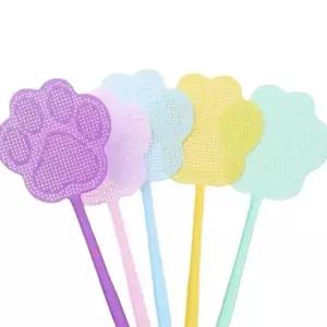 (색상 랜덤)[DL] 미니 곰돌이 발바닥 벌레 모기 파리채