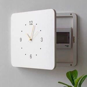 원목 모던한 두꺼비집커버 월클락40X30 분전함가리개 시계