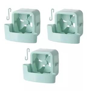 간편 탈부착 냉풍기 수냉식 쿨러 쿨링 선풍기 11x9.5cm 3개