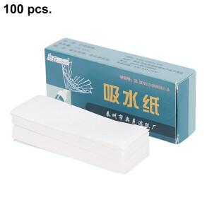 청결 관리 시트 끈적임 방지 단추 건조 흡수성 클리너 종이 플루트 패치 색소폰 클라리넷 패드 100 개