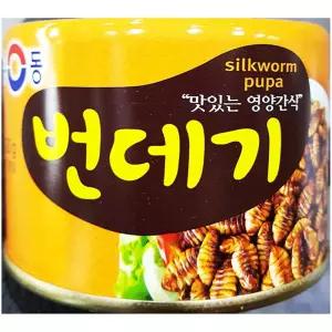 기타식품 번데기캔(유동 기통조림 130g)X4