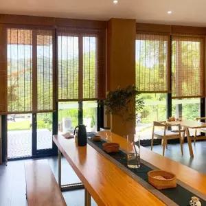 블라인드 업소용 가리개 야외 식당 바란스 커튼 주방 가림막