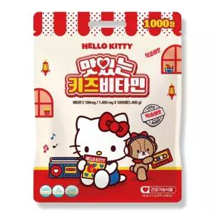 헬로키티 맛있는 키즈비타민 1000정 복숭아맛 / 건식 1개