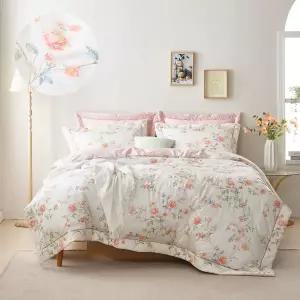 [롯데백화점]박홍근홈패션 델피노 예단혼수 100수 사틴 면 누비이커베개세트 퀸(Q) (이불솜포함)