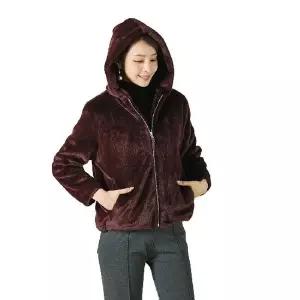 [NS홈쇼핑]NNF 소프트 퍼 후드 점퍼(NAG-1)[35680411]