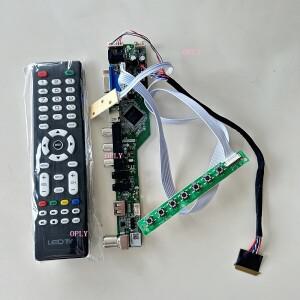 LG호환 LP140WH1 1366X768 14 HDMI 호환 USB AV VGA RF 오디오 TV 컨트롤러 보드 키트 스크린 모니터 DIY