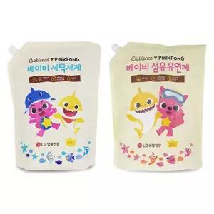 쿨샵 베비언스 핑크퐁 세탁세제 섬유유연제 리필