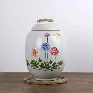 [콩심팥심]쌀항아리 잡곡통 잡곡보관 소금항아리쌀독 10kg 쌀통