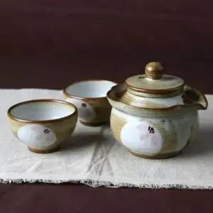 [콩심팥심]도자기술잔 2인세트 티팟 다기세트 집들이 전통다기 다기