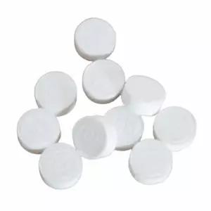 100P 일회용 티슈 코인 압축 물티슈 업소용 식당용/배달/무지/포장/개별/낱개/물/손/위생/관리/도시락/등산