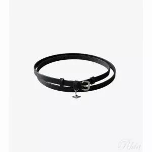 [비비안웨스트우드] 미니 알렉스 참 벨트 블랙 8201007IW L009X N401 154130917