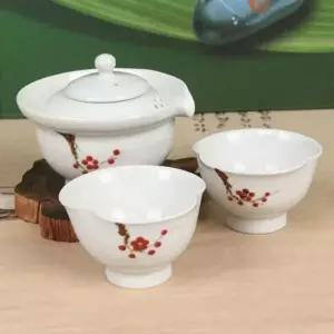 다기세트 다기잔 매화 전통찻잔 전통다기 전통다기세트