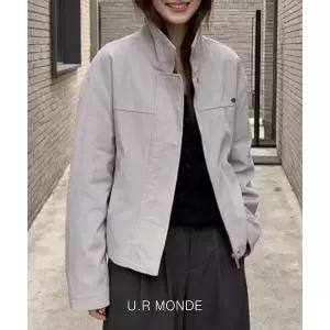 유아몽드 코듀로이 하이넥 카라 워크 자켓 골덴 셔츠