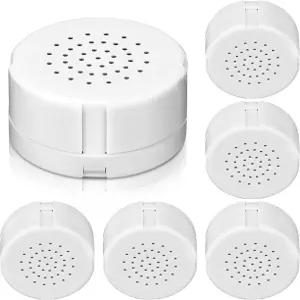 한데포 6개 인형 장난감 녹음 장치 가능한 사운드 모듈용 화이트 레코더 음성 음악 푹신한 곰 베개 메시지