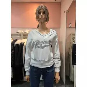 [에고이스트] 언발 오픈 숄더 프린팅 티셔츠 ER1CL-162 690836