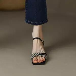 9528 여름샌들 스트랩 여성샌들 미들힐 로우힐 여름샌들 스트랩샌들 여성샌들 웨지샌들