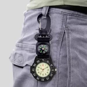 고퀄리티   카리비너시계 스포츠시계 야광 액티비티 블랙 카라비너시계