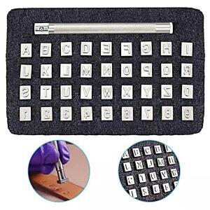 [2개구성] 공예 mplat 숫자 DIY 펀치 가죽 각인 알파벳 4.5mm 이니셜 HWDEE2EB