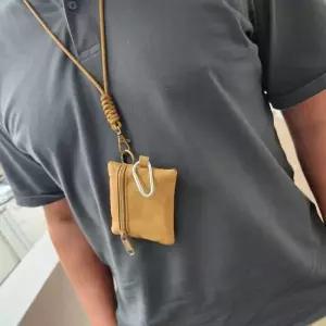 탈부착가능 목걸이 미니 지퍼지갑