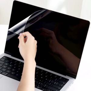 호환 맥북 HD용 화면 보호기 Air 13 인치 M1 M2 Pro 14 15 16 터치 바 최대 커버 가드 액세서리 소프트 필