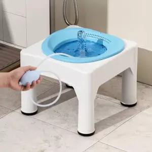 플라스틱 대야 가정용 좌훈기 쪼그려