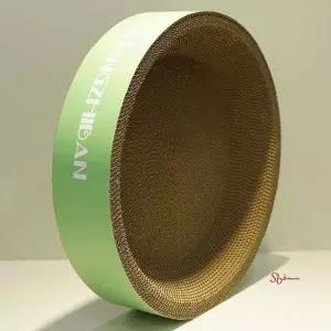 고양이 발톱관리 방석 원형 스크래쳐 색상랜덤 1P tuv434