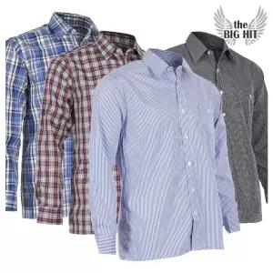 봄 여름 시원한 남성 작업복 남방 캐쥬얼 남자 긴팔 작업셔츠 현장 일복 농사 노가다 빅사이즈