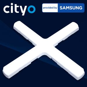 씨티오 부메랑 LED 십자등 60W 형광등 방등 거실등