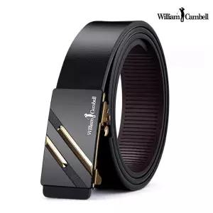 윌리엄캠벨 명품소가죽 남성벨트 정장 남자 자동 벨트 허리띠 버클 POLO 20162