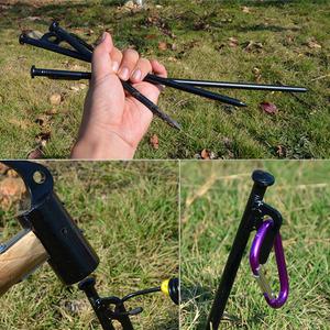 스틸 단조팩 캠핑 텐트 타프 천막 고정용 핑거 팩 고정핀 캠핑용품