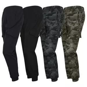 봄가을 남자 건빵바지 무지 스판 밴딩 작업복바지 남녀공용 카고 조거 트레이닝 배달 등산 낚시 빅사이즈