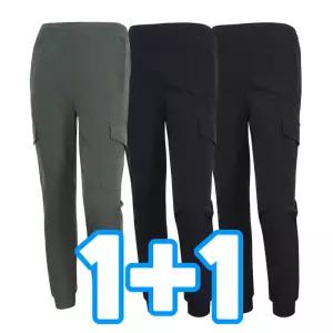 원플러스원 여름 남성 아이스 냉감 쿨링 카고 조거팬츠 건빵바지 작업복 쿨론 기능성 스판 쿨맥스 빅사이즈