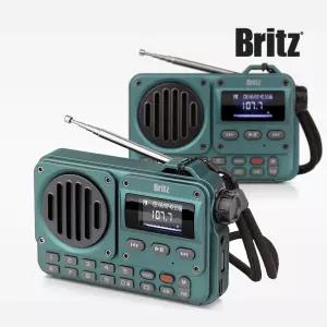 브리츠 BZ-LV1100 휴대용 무선 FM 라디오 블루투스 스피커 효도 미니 MP3 USB재생 녹음 소형 라디오